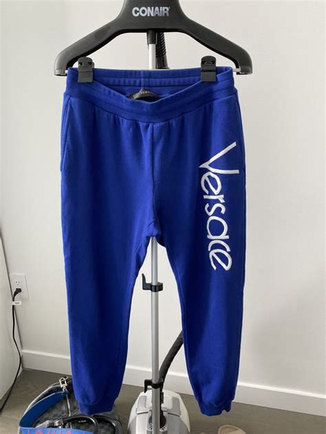 versace sweat pants|versace jumpsuit men's.